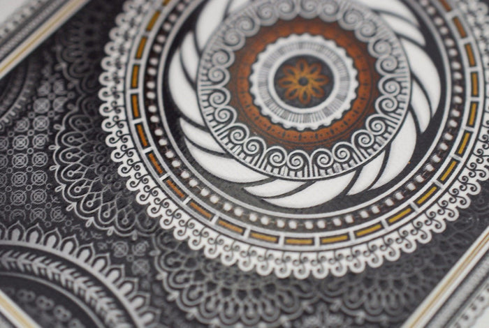 Grinders White Gold Limited Ed. Playing Cards by Midnight Cards