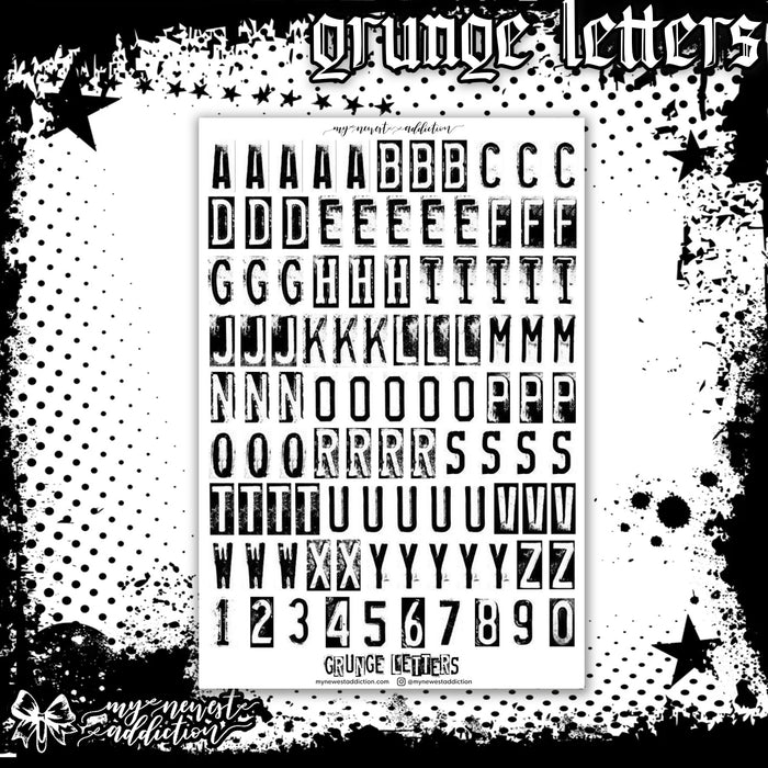Grunge Letters