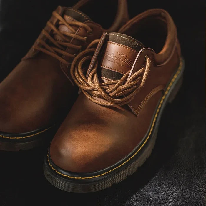Gualtiero Rinaldeschi Men’s Genuine Leather Derby Work Boots