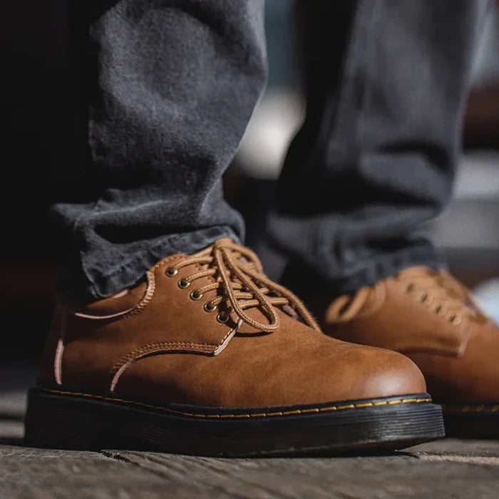 Gualtiero Rinaldeschi Men’s Genuine Leather Derby Work Boots