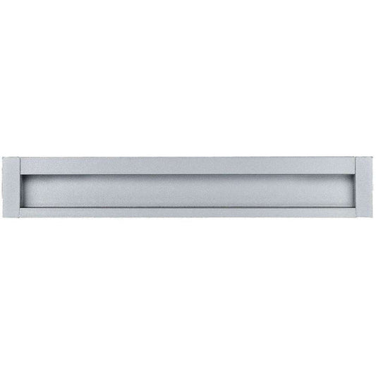 Hafele Flush Handle Alu Silver 207 x 34mm