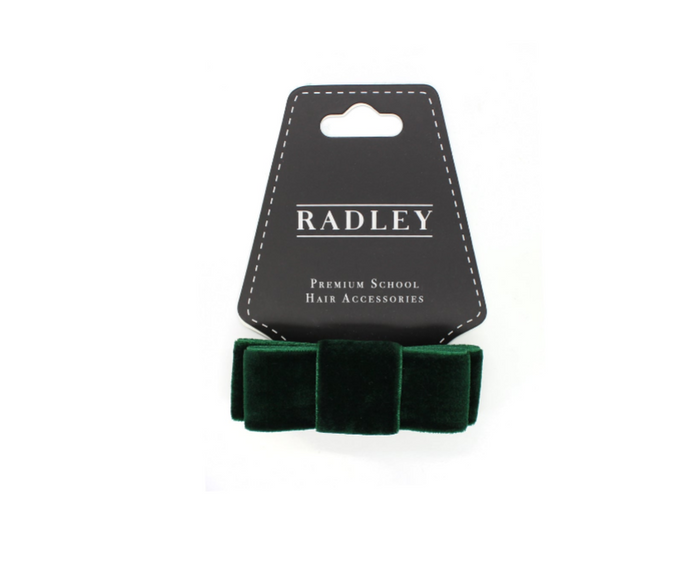 Hair Barrette Velvet Tuxedo