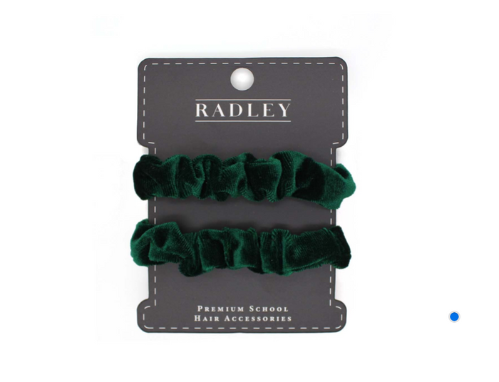 Hair Scrunchie Velvet Poppy