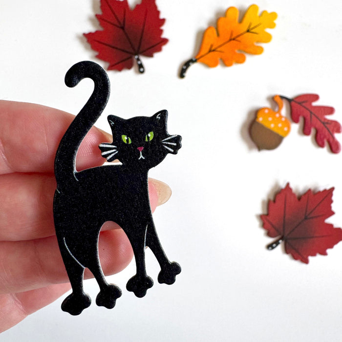 Halloween Cat Magnet