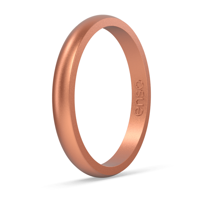 Elements Classic Halo Silicone Ring - Copper