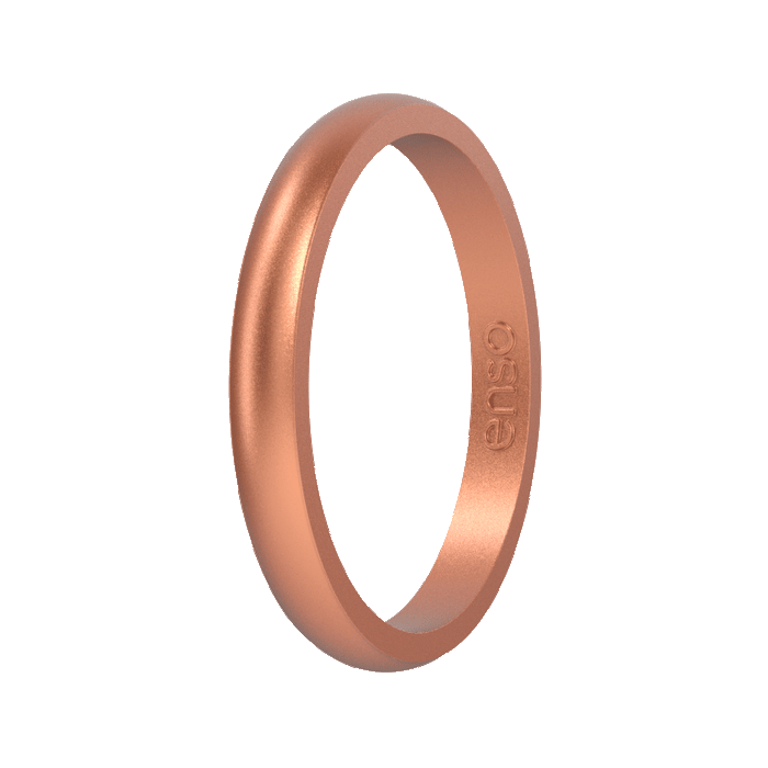 Elements Classic Halo Silicone Ring - Copper