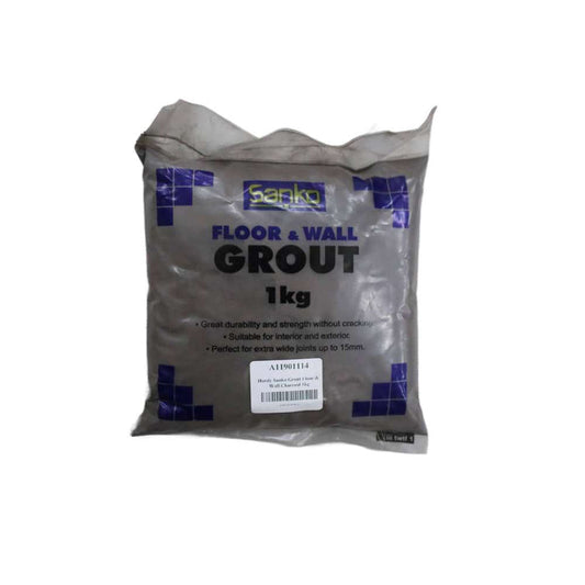 Hardy Sanko Grout Floor & Wall Charcoal 1kg