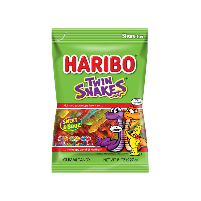 Haribo Gummy Candy - Twin Snakes 5 oz