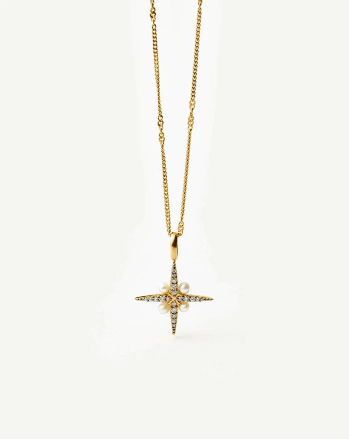 Harris Reed North Star Pearl Necklace | Gold/Pearl Necklaces Missoma