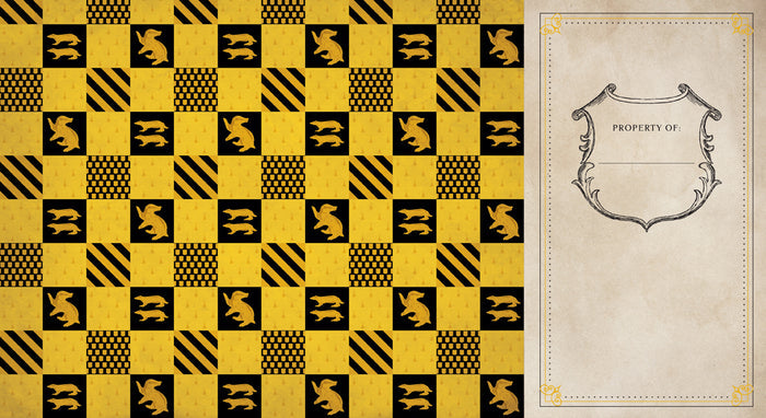 Harry Potter: Hufflepuff Hardcover Ruled Journal