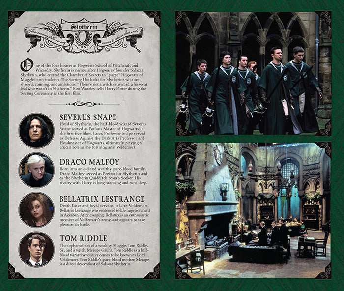 Harry Potter Slytherin Hardcover Ruled Journal