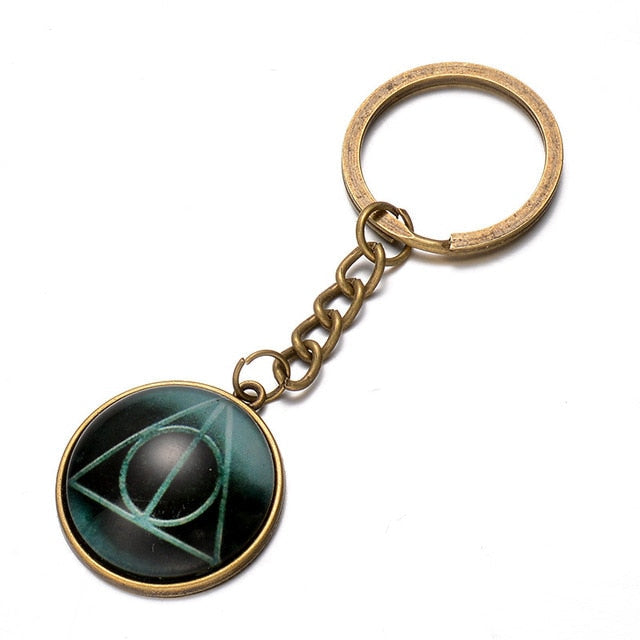 Harry Potter Wand Badge Keychains