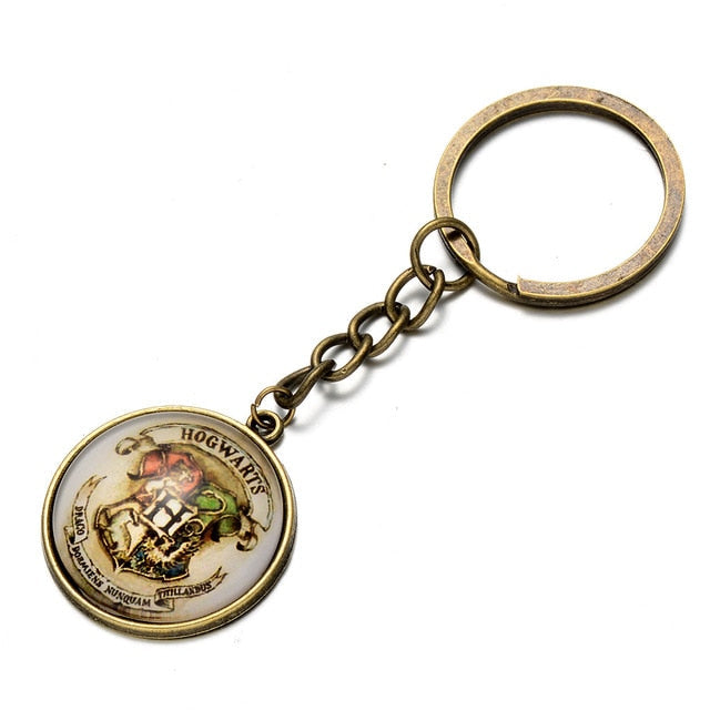 Harry Potter Wand Badge Keychains