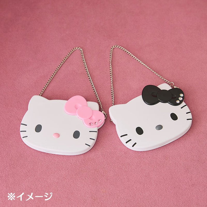 Hello Kitty Black Compact Mirror (I Love Hello Kitty Series) Accessory Japan Original