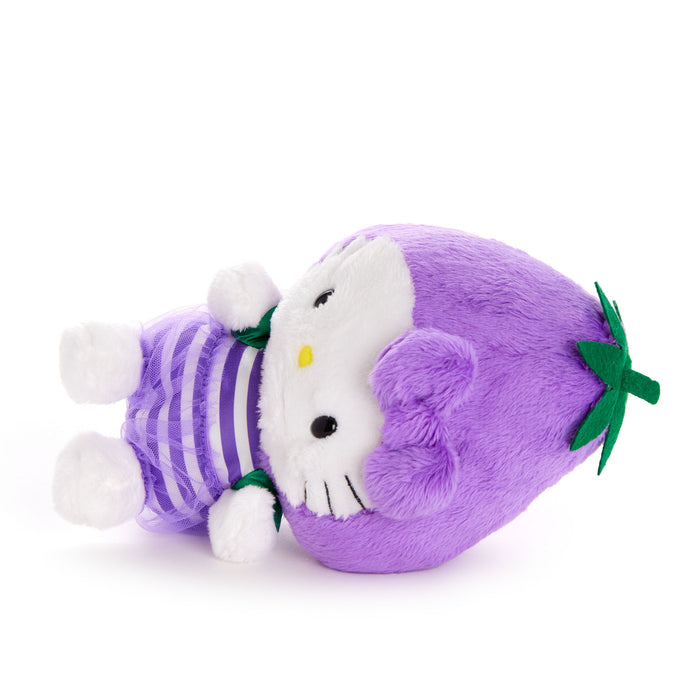 Hello Kitty Eggplant Bean Doll Plush (Fruit & Veggie Series) Plush NAKAJIMA CORPORATION