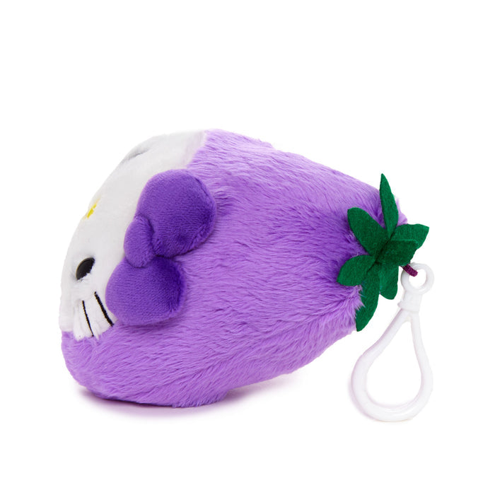 Hello Kitty Eggplant Plush Mascot Clip (Fruit & Veggie Series) Accessory NAKAJIMA CORPORATION