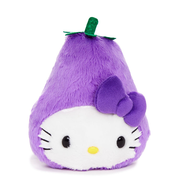 Hello Kitty Eggplant Plush Mascot Clip (Fruit & Veggie Series) Accessory NAKAJIMA CORPORATION