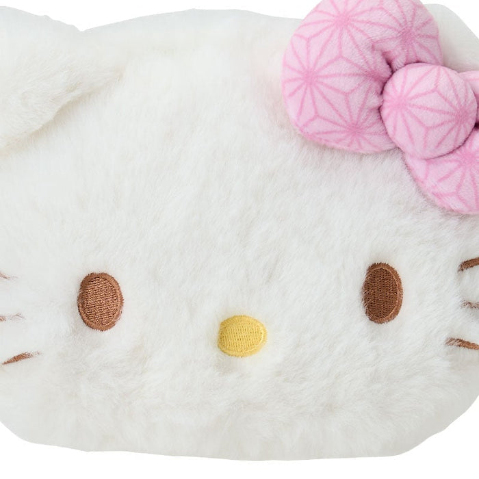 Hello Kitty Plush Mini Face Pouch (Retro Pastel Series) Bags Japan Original