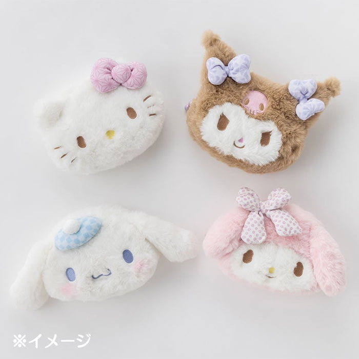 Hello Kitty Plush Mini Face Pouch (Retro Pastel Series) Bags Japan Original