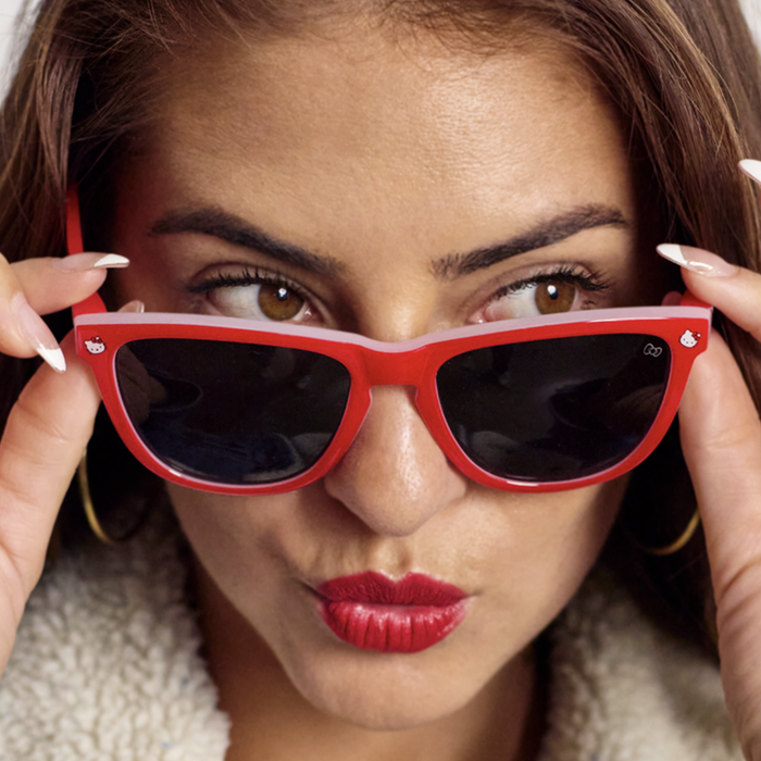 Hello Kitty x Knockaround Classic Red Sunglasses (Premiums) Accessory KNOCKAROUND