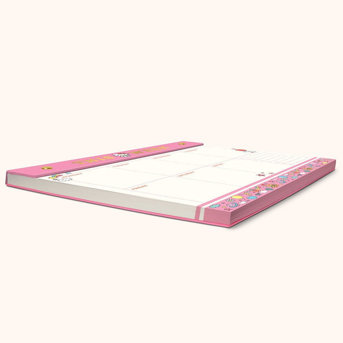 Hello Kitty x Studio Oh! College Letters Weekly Desk Pad Stationery Studio Oh!