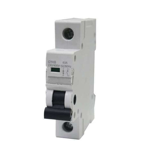 HEM Main Switch 63A 1 Pole Din Rail