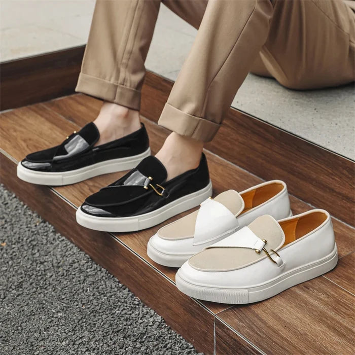 Henri Marceaux Leather Penny Loafer