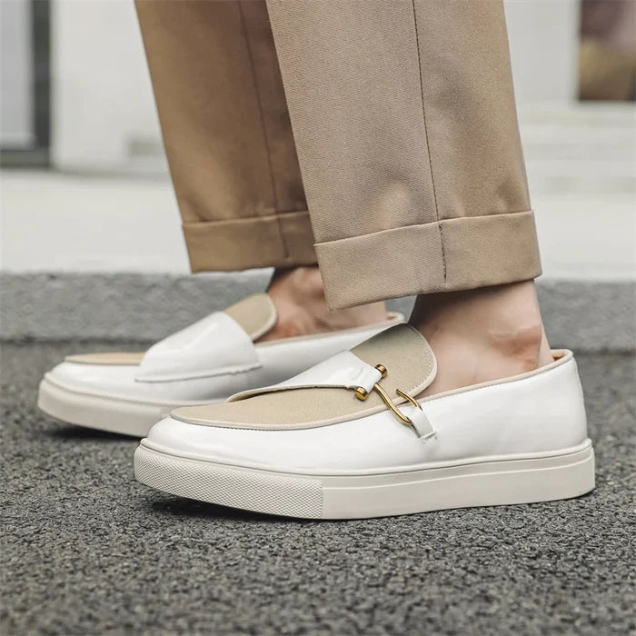 Henri Marceaux Leather Penny Loafer