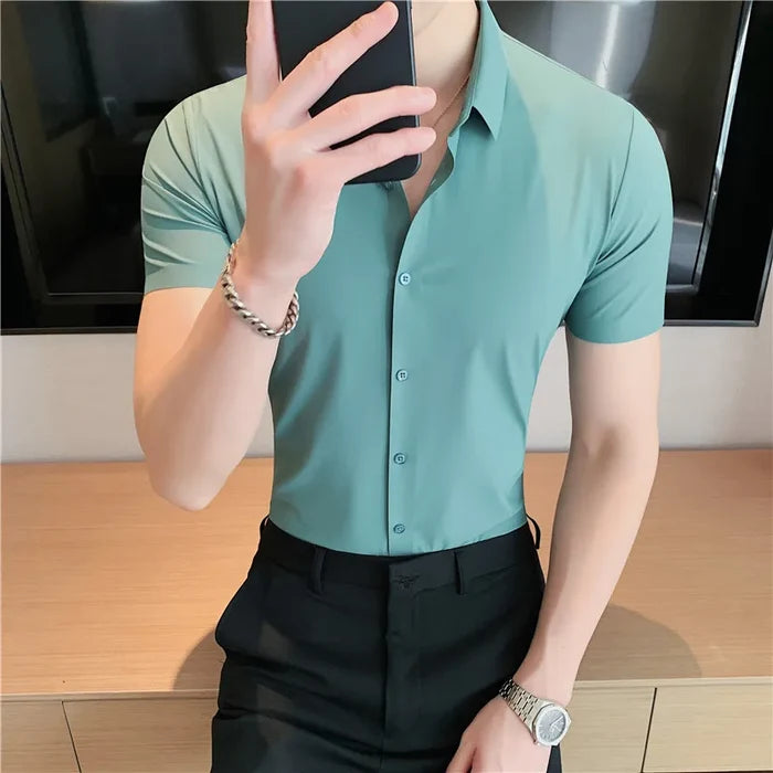 Henri Valliere Men's Short-Sleeve Shirt