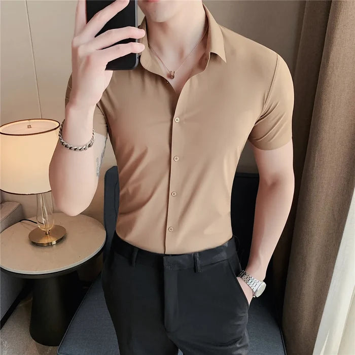 Henri Valliere Men's Short-Sleeve Shirt