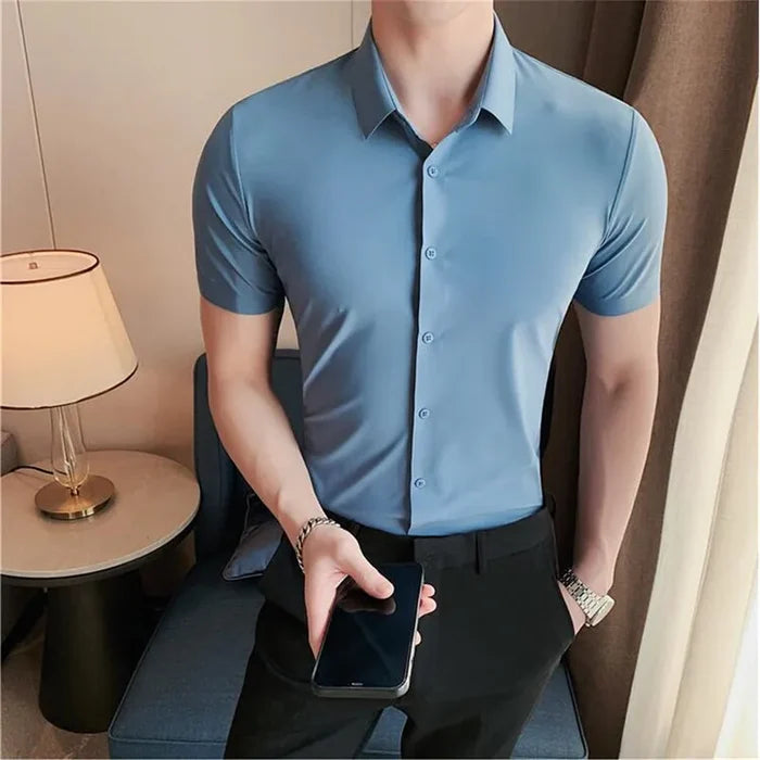Henri Valliere Men's Short-Sleeve Shirt