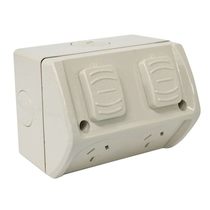 Hepol Weatherproof Double GPO 10A