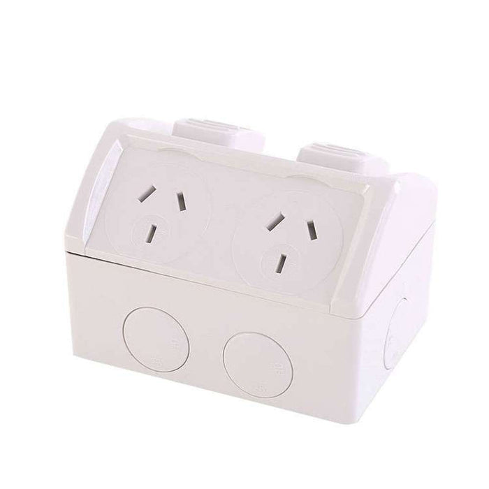 Hepol Weatherproof Double GPO 10A