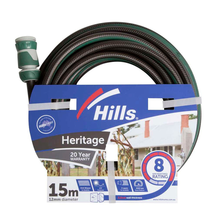 Hills Heritage Garden Hose 12mm x 15m