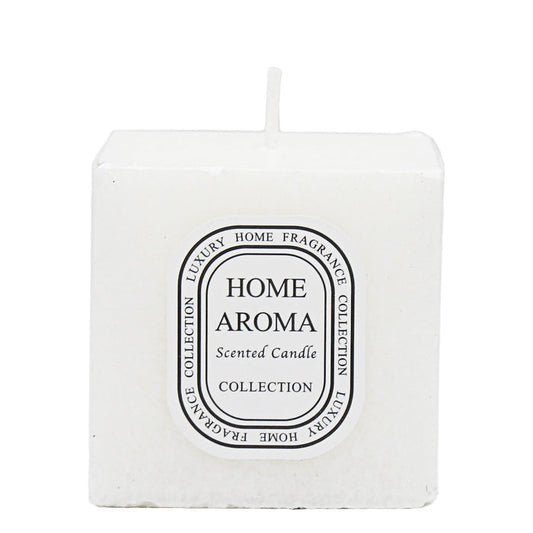 Home Aroma Scented Candle - White