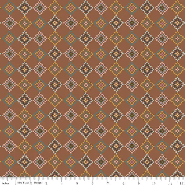Honey Locust Patchwork- Saddle