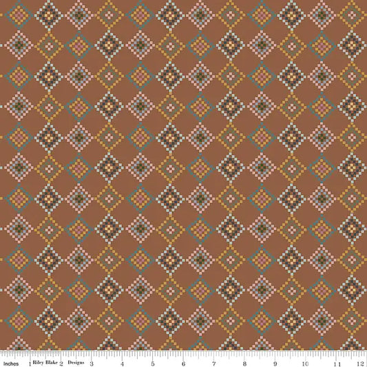 Honey Locust Patchwork- Saddle
