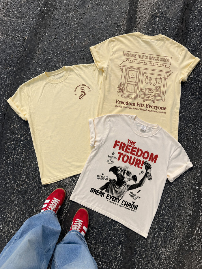 House Elf Freedom Tour Garment Dyed Tee