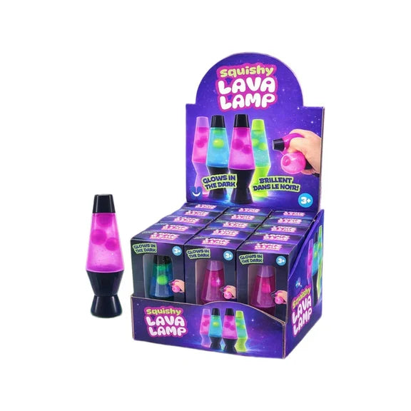 HPC 4 Inch Squishy Lava Lamp Glow in the Dark Sensory Fidget Toy - Assorted