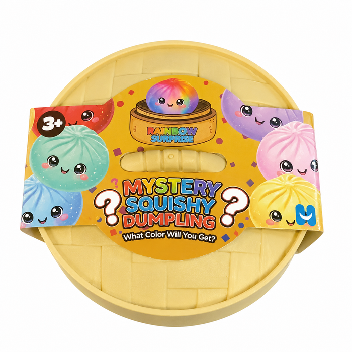 HPC Mystery Squishy Dumplings w/ Faces - 3.5 Inch Sensory Toy