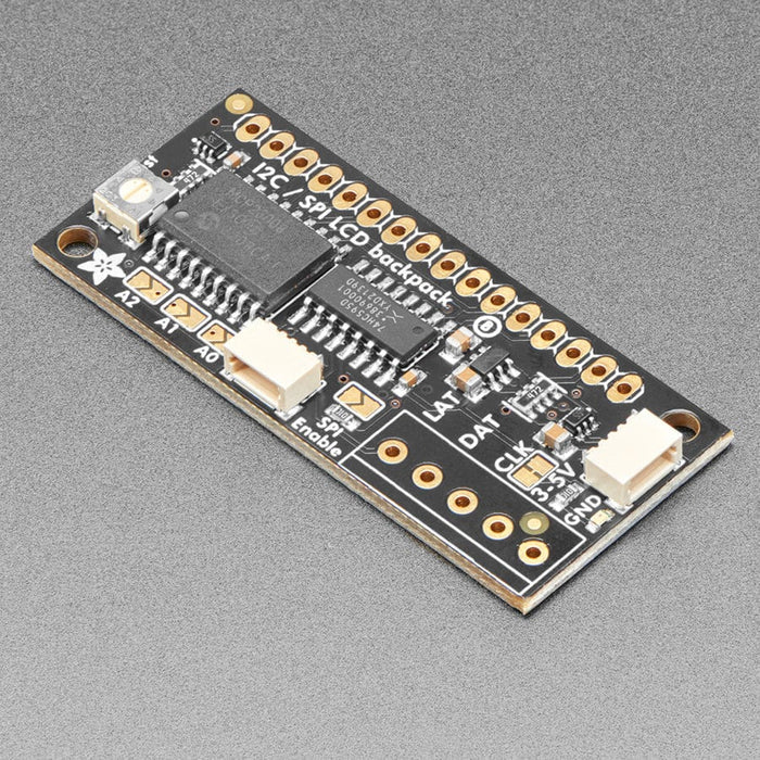 i2c / SPI character LCD backpack - STEMMA QT / Qwiic by Adafruit - The Pi Hut