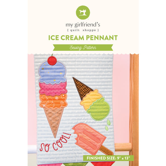 Ice Cream Pennant (Downloadable Sewing Pattern)
