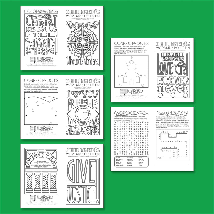 Illustrated Worship Children's Bundle: Summer 2022