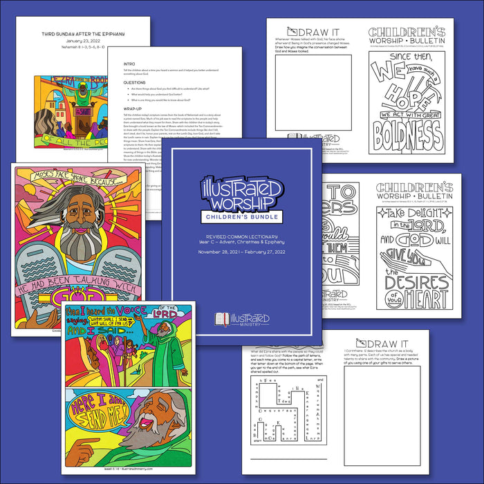 Illustrated Worship Children's Bundle: Winter 2021-2022 (Year C)