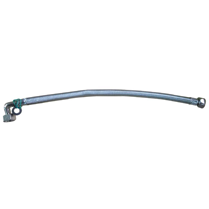 Inox Flexible Hose S/S 30cm Elbow 1S F12/F12