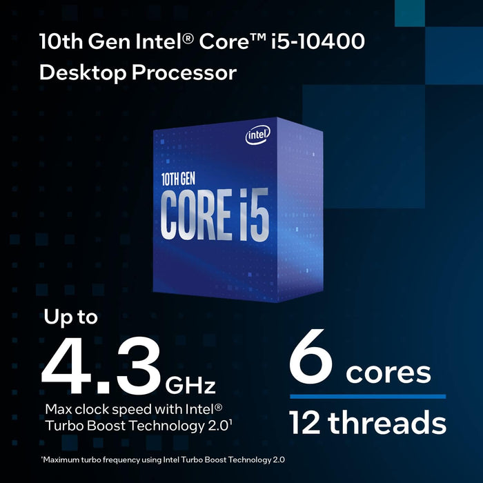 Intel Core i5 10400 Desktop Processor  BX8070110400