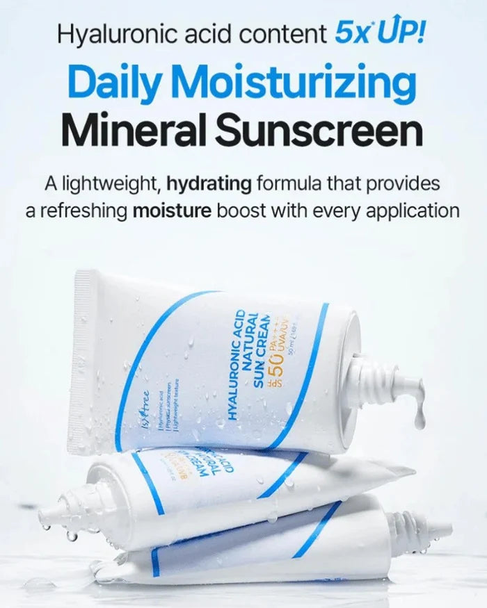 ISNTREE Hyaluronic Acid Natural Sun Cream SPF 50