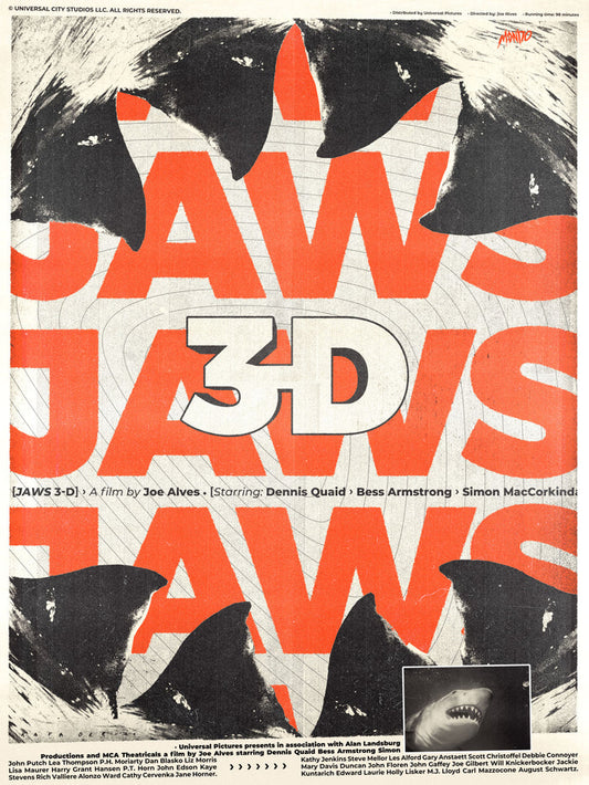 Jaws 3-D Poster