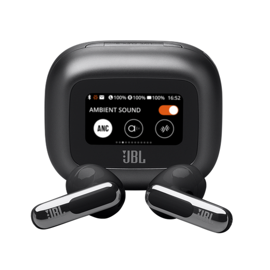 JBL Live Flex 3 True Wireless Noise-Cancelling Open-Stick Earbuds Black | JBLLIVEFLEX3BLK JBL Earbuds Euronics Ireland