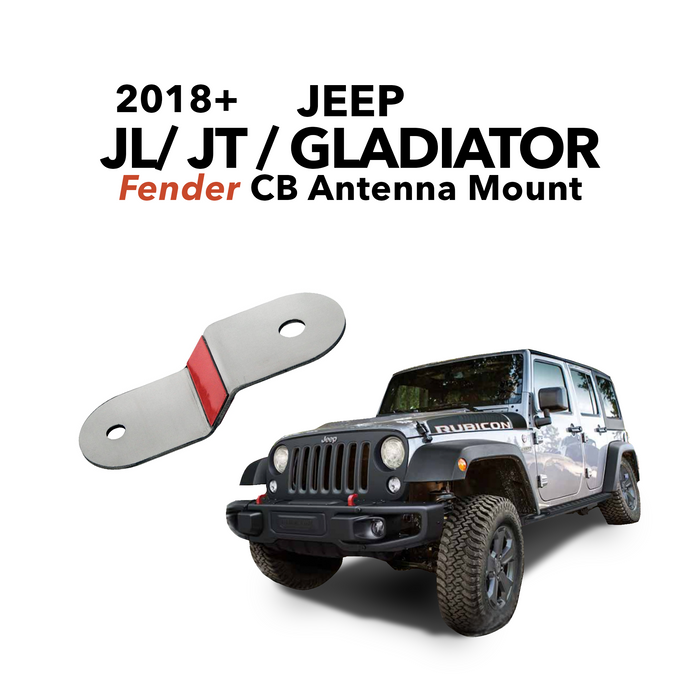 Jeep JL, JT & Gladiator CB Antenna Fender Mount (2018+) | Right Channel Radios